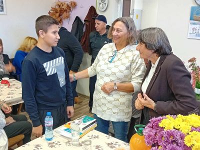 Здравка Евтимова, гост в СУ "Христо Смирненски" 1