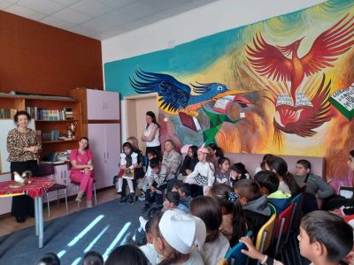 Среща между учениците първи - четвърти клас и д-р Мишева, специалист по Образна диагностика в УМБАЛСМ ,,Н. И. Пирогов”, град София 5